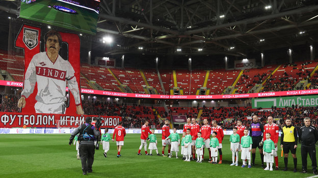 Матч легенд футбола памяти игрока «Спартака» Федора Черенкова.