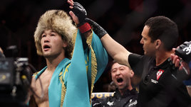 Боец ММА Шавкат Рахмонов после боя в UFC.