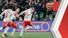 Футболисты «Спартака» Маркиньос, Эсекьель Барко и Манфред Угальде в матче против «Краснодара» (0:3)