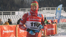 Лыжный гонщик Александр Большунов.