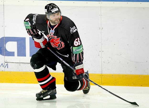 Нападающий «Авангарда» Яромир Ягр. Нападающий «Авангарда» Яромир Ягр. 2009 год.