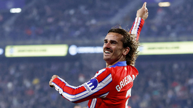 Антуан Гризманн. Нападающий «Атлетико» Антуан Гризманн