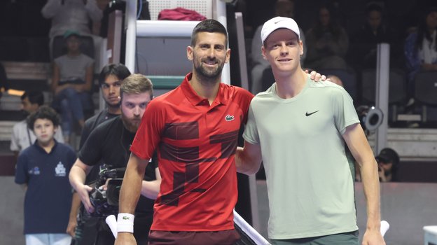 Новак Джокович и Янник Синнер.