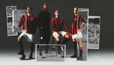«Милан» представил ретро-форму в честь 125-летия клуба