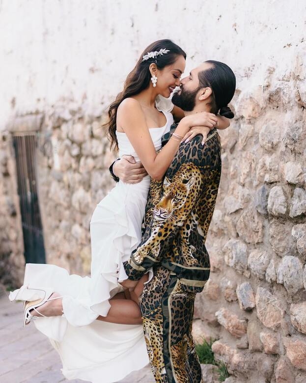 Хорхе Масвидаль и Александра Морилло.