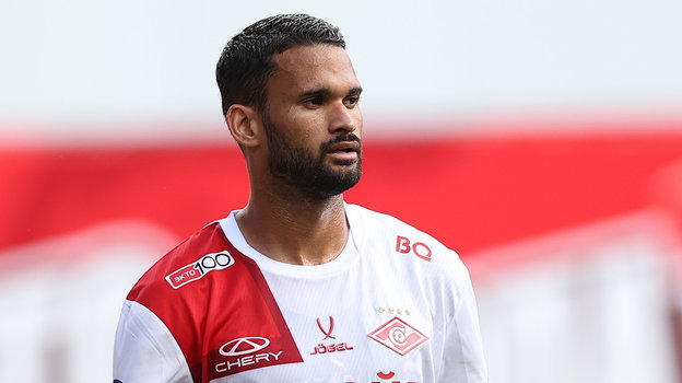 Нападающий «Спартака» Виллиан Жозе. Нападающий «Спартака» Виллиан Жозе.