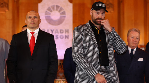 Александр Усик и Тайсон Фьюри. Боксеры Александр Усик и Тайсон Фьюри