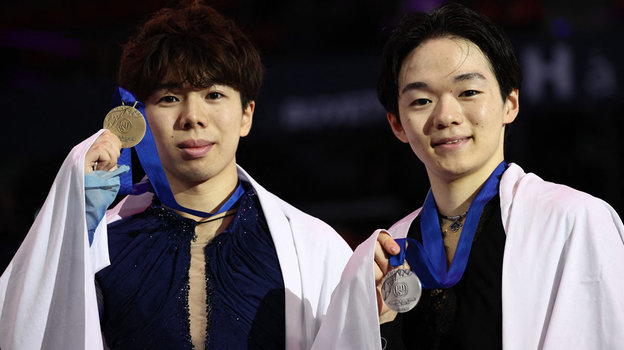 Сун Сато и Юма Кагияма. Фигуристы Сун Сато и Юма Кагияма