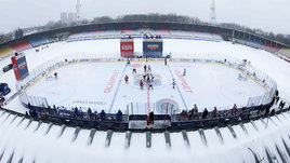 Стадион в Туле во время хоккейного турнира «Молодежная классика-2024»