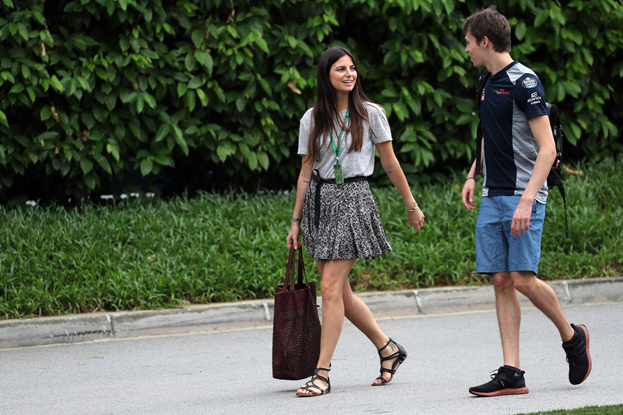 Келли Пике и Даниил Квят. Даниил Квят и его бывшая девушка Келли Пике