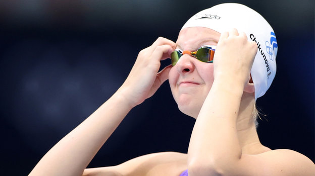 Евгения Чикунова. Пловчиха Евгения Чикунова