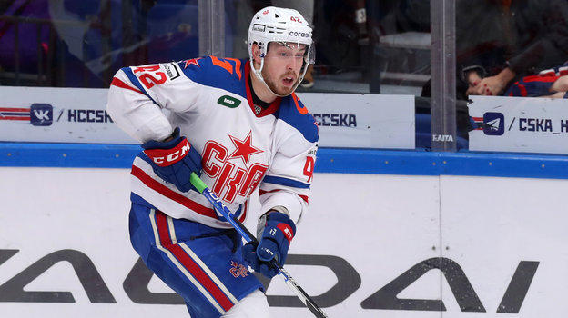 Михаил Воробьев. Хоккеист СКА Михаил Воробьев