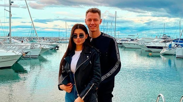 Матвей Сафонов с бывшей женой Анастасией.