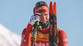 Лыжный гонщик Александр Большунов