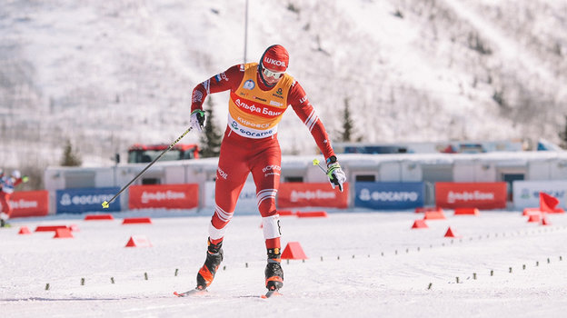 Александр Большунов. Лыжный гонщик Александр Большунов