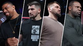 Боксеры Грег Харди, Алексей Папин, Виталий Минаков и Кевин Джонсон