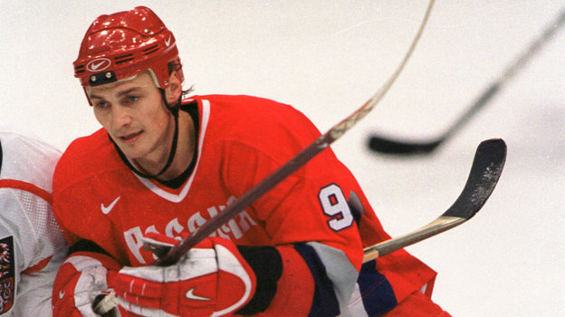 Сергей Федоров на Олимпиаде-1998 в Нагано. Хоккеист сборной России Сергей Федоров на Олимпиаде-1998 в Нагано