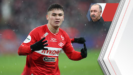 Нападающий «Спартака» Манфред Угальде празднует гол в матче РПЛ «Спартак» — «Локомотив» (5:2). 22 ноября 2024 года. Москва.