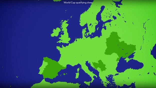 Карта Украины в ролике на сайте ФИФА.