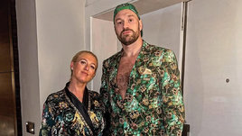 Боксер Тайсон Фьюри и его жена Пэрис