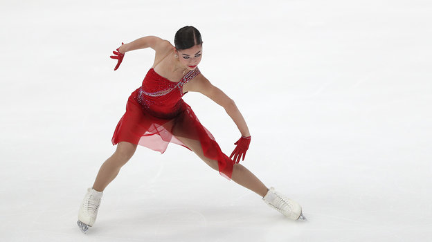 Аделия Петросян. Фигуристка Аделия Петросян. «Золотой конек Москвы» Произвольная программа. Женщины.