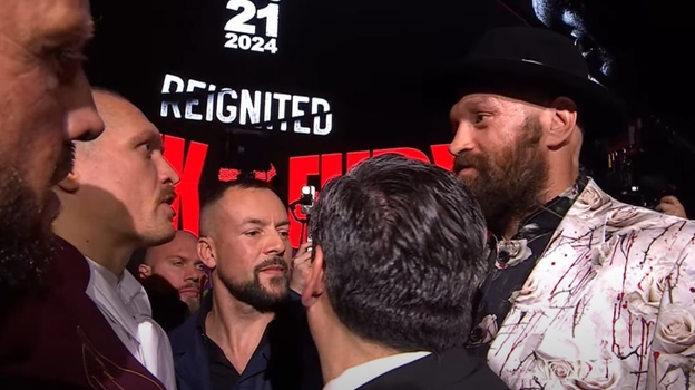 Александр Усик и Тайсон Фьюри.