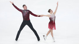 Фигуристы Александр Галлямов и Анастасия Мишина