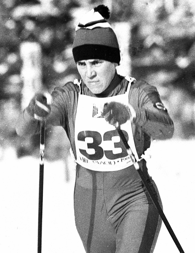 Раиса Сметанина на Олимпиаде-1980.