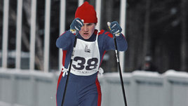 Лыжница Раиса Сметанина на Олимпиаде-1980