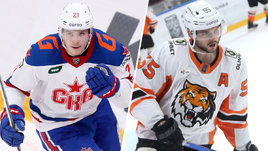 Хоккеисты Александр Никишин и Алекс Гальченюк.