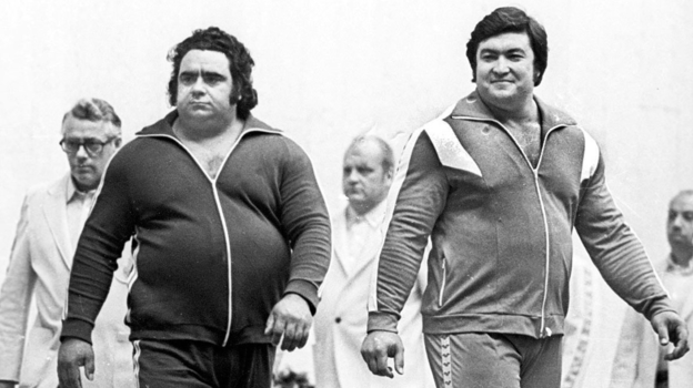 Василий Алексеев и Султан Рахманов. 1980 год.