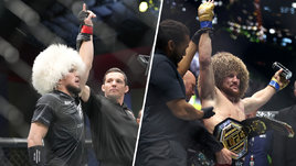 Бойцы ММА Умар Нурмагомедов и Мераб Двалишвили