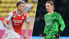 Футболист «Монако» Александр Головин и вратарь «ПСЖ» Матвей Сафонов