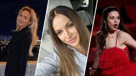 Футболистка Ксения Коваленко, фигуристки Маргарита Дробязко и Елена Ильиных.