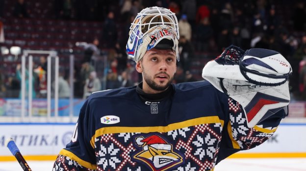 Вратарь «Металлурга» Илья Набоков.