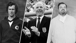 Футболист Франц Беккенбауэр, тренер Свен-Еран Эрикссон и комментатор Василий Уткин