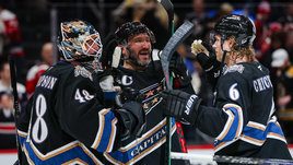 Овечкин не забил впервые за пять матчей. Главный герой «Вашингтона» сегодня — резко прогрессирующий белорус