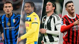 Футболисты Лаутаро Мартинес, Адемола Лукман, Душан Влахович и Альваро Мората