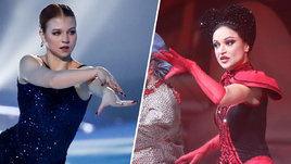 Фигуристки Александра Игнатова и Маргарита Дробязко