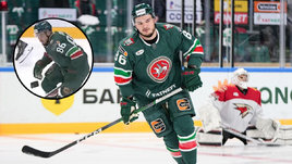 Нападающий «Ак Барса» Никита Дыняк.