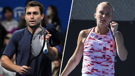 Теннисисты Аслан Карацев и Полина Кудерметова.