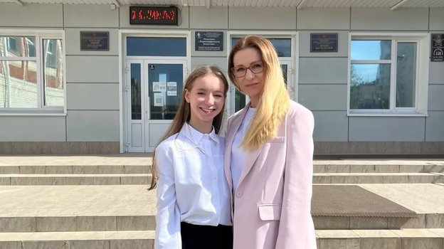 Дарья Садкова с мамой.