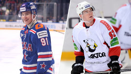 Хоккеисты Иван Демидов и Евгений Кузнецов.