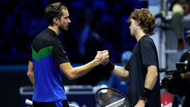 Теннисисты Даниил Медведев и Андрей Рублев