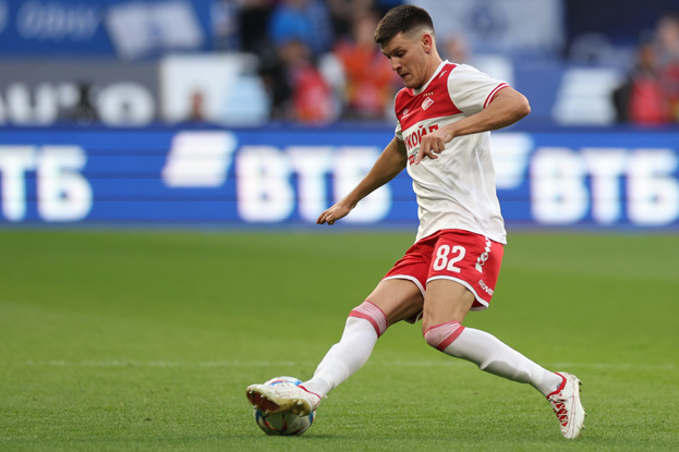 Даниил Хлусевич. Футболист «Спартака» Даниил Хлусевич