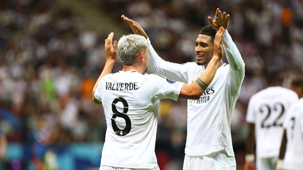 Федерико Вальверде и Джуд Беллингем («Реал»).