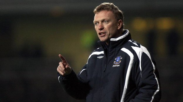 Дэвид Мойес в «Эвертоне» в 2007 году.