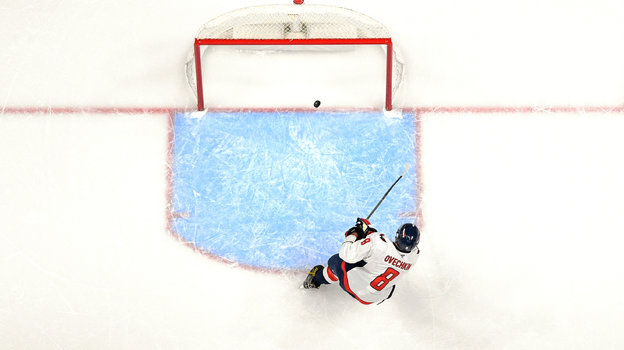 Гол Александра Овечкина в пустые ворота.