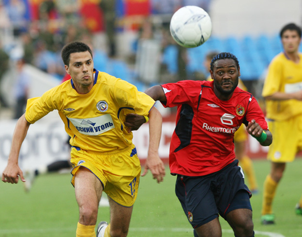 Милан Вьештица и Вагнер Лав. Футболисты Милан Вьештица и Вагнер Лав. 2006 год