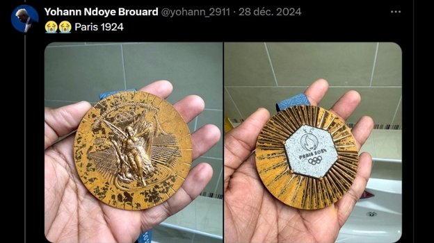 Бронзовая медаль Игр в Париже французского пловца Йоанна Ндойе Бруара.